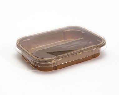 Splitted tray of dates with separate lid  SN:1248-3G