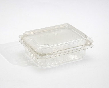 200 gm rectangular strawberry box, with dome connected lid | SN: 1212