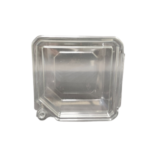 Square Box with connected lid with lock feature    |  SN: F1414-60