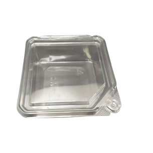 Square Box with connected lid with lock feature    |  SN: F1414-60