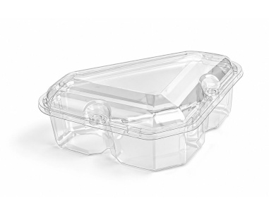300 gm Triangular tray, with connected lid | SN: 1328
