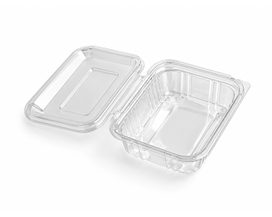 Rectangular box with flat connected lid | SN: F-100cc