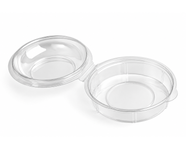 Round box with connected lid | SN: 1274-35