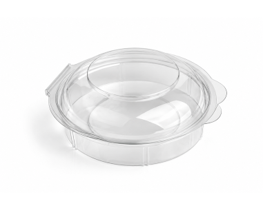 Round box with connected lid | SN: 1274-35