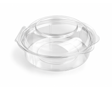 Round box with connected lid | SN: 1274-55