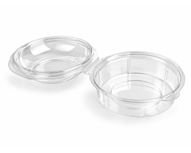 Round box with connected lid | SN: 1274-55