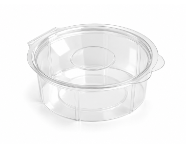 Round box with connected lid | SN: 1274-551