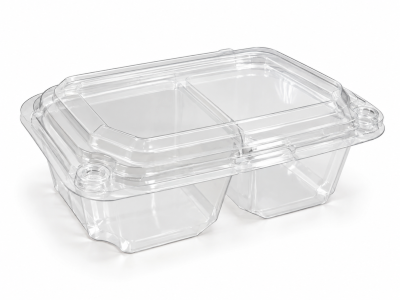 A rectangular box with a regular lid and central cutter  |  SN: 125270-2